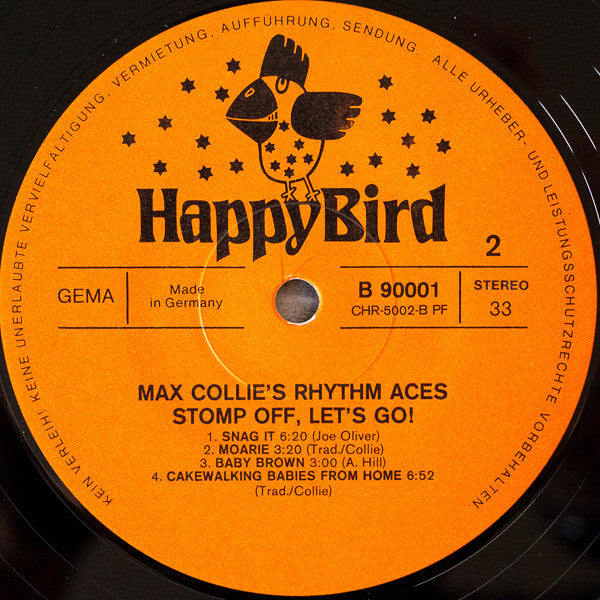 Max Collie Rhythm Aces : Stomp Off, Let's Go! (LP)