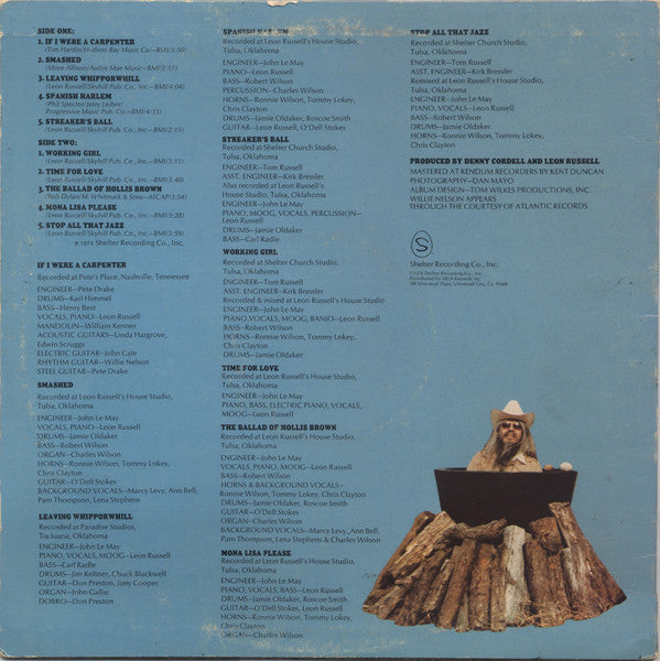 Leon Russell : Stop All That Jazz (LP, Album, Pin)