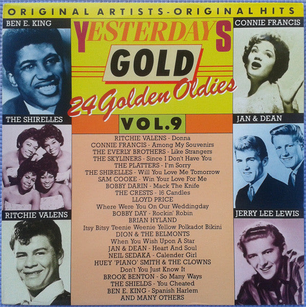 Various : Yesterdays Gold Vol. 9 (24 Golden Oldies) (LP, Comp)