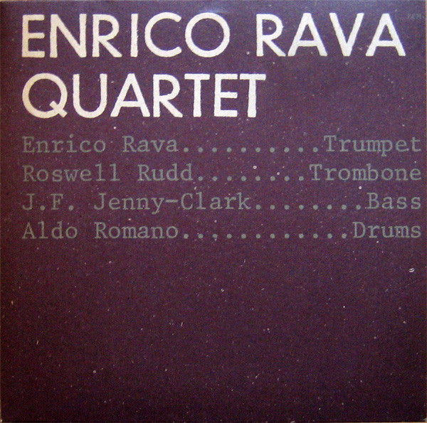 Enrico Rava Quartet : Enrico Rava Quartet (LP, Album)