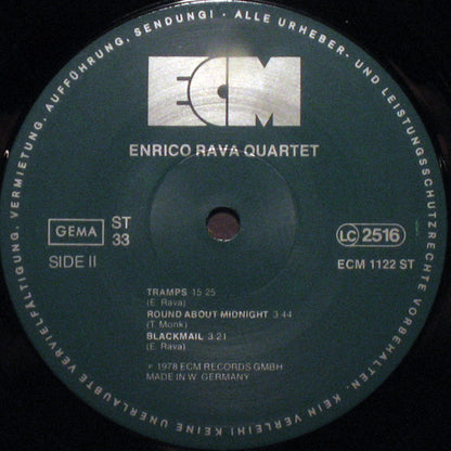 Enrico Rava Quartet : Enrico Rava Quartet (LP, Album)