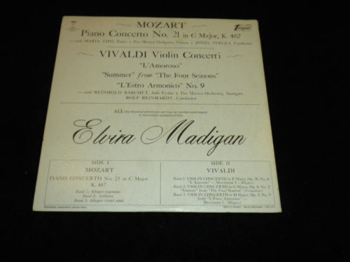 Wolfgang Amadeus Mozart / Antonio Vivaldi : Elvira Madigan (LP)