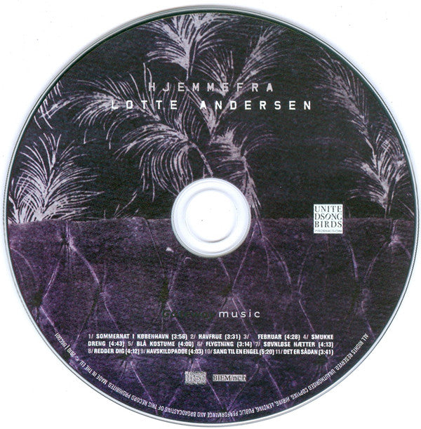 Lotte Andersen : Hjemmefra (CD, Album)