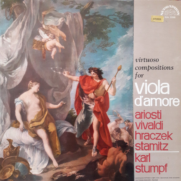 Attilio Ariosti, Antonio Vivaldi, Pater Antonin Irenaus Hraczek, Carl Stamitz - Karl Stumpf : Virtuoso Compositions For Viola D'Amore (LP, Album, Gat)