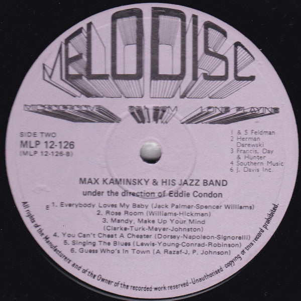 Max Kaminsky : Dixieland Horn (LP, Album)