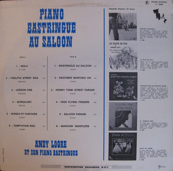 Andy Loore : Piano Bastringue Au Saloon (LP)