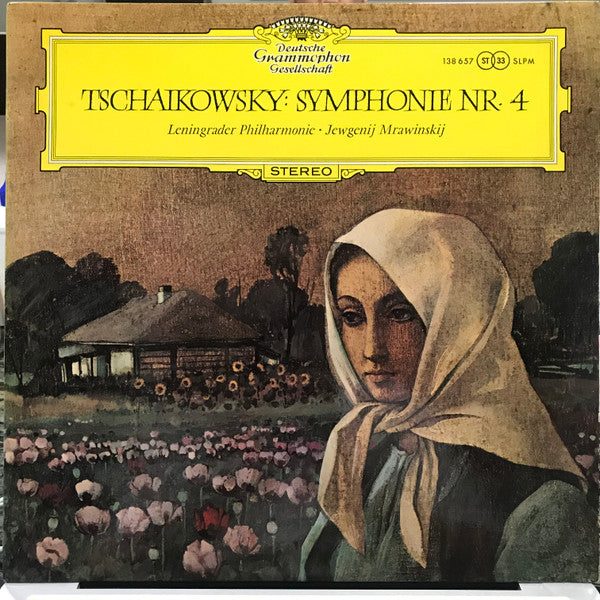 Pyotr Ilyich Tchaikovsky, Evgeny Mravinsky, Leningrad Philharmonic Orchestra : Symphonie Nr. 4 (LP, Album)