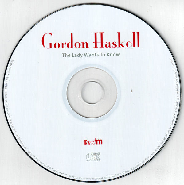 Gordon Haskell : The Lady Wants To Know (CD, Album)