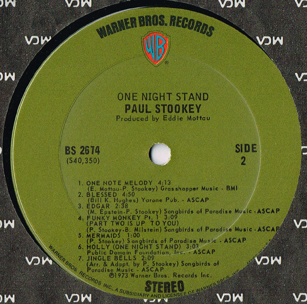 Noel Paul Stookey : One Night Stand (LP, Album, Ter)