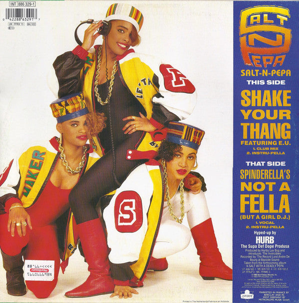 Salt 'N' Pepa : Shake Your Thang (It's Your Thing) / Spinderella's Not A Fella (But A Girl DJ) (12")