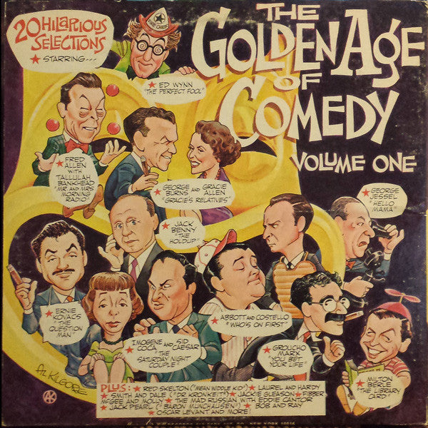 Various : The Golden Age Of Comedy Volume One  (2xLP, Comp, RE, Red)