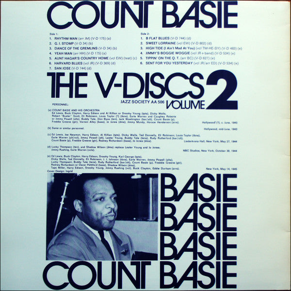 Count Basie : The V-Discs Volume 2  (LP, Comp)