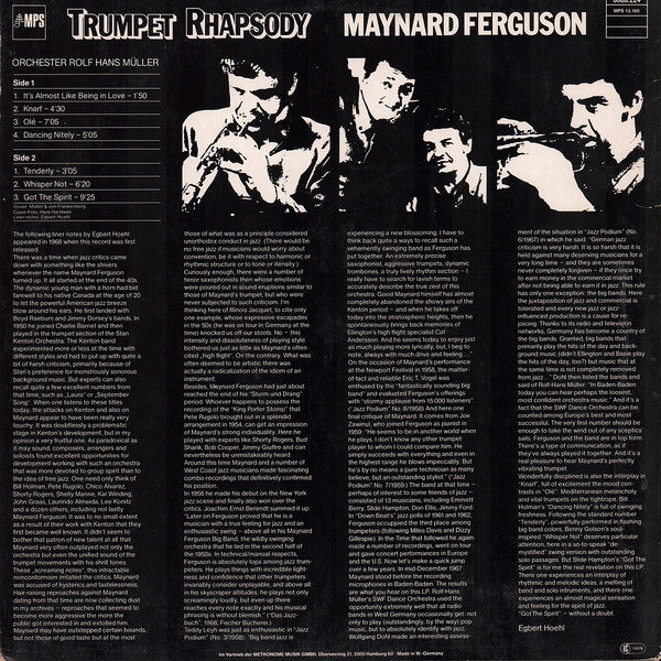 Maynard Ferguson : Trumpet Rhapsody (LP, Album)