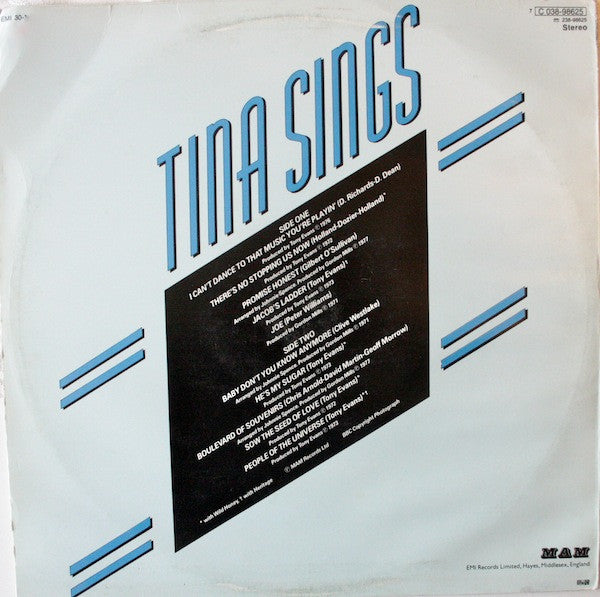 Tina Charles : Tina Sings (LP, Album, RE)