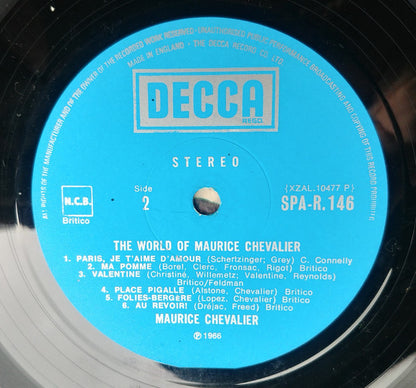 Maurice Chevalier : The World Of Maurice Chevalier (LP, Comp)