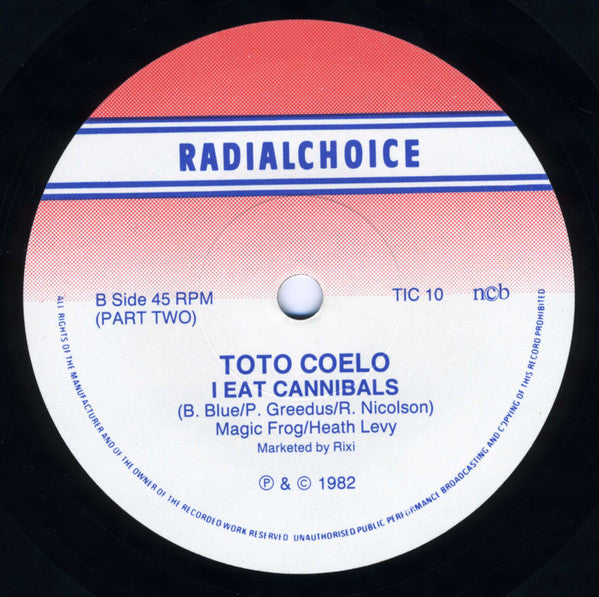 Toto Coelo : I Eat Cannibals (7", Single, Sol)