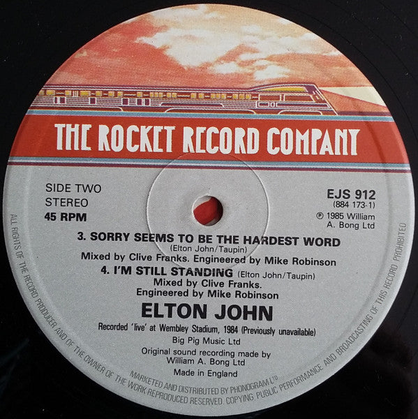 Elton John : Nikita (12", Single)