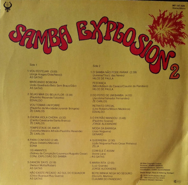 Various : Samba Explosion 2 (12", Comp)