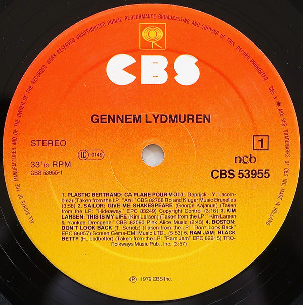 Various : Gennem Lydmuren  (LP, Comp)