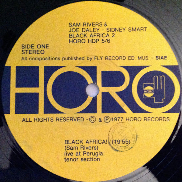 Sam Rivers : Black Africa! Perugia (Black Africa 2) (2xLP, Album)