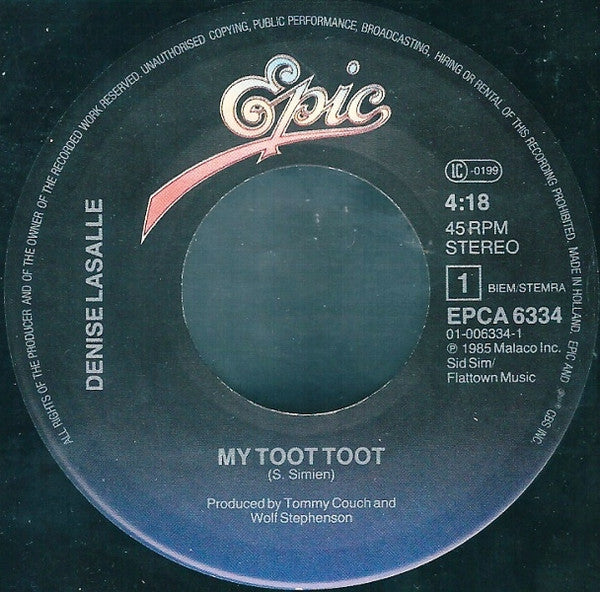 Denise LaSalle : My Toot Toot (7", Single, Blu)