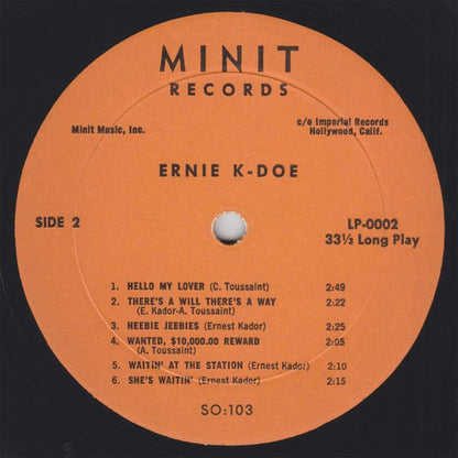 Ernie K-Doe : Mother-In-Law (LP, Comp, Mono, Styrene)