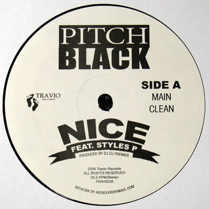 Pitch Black (3) : Nice (12")