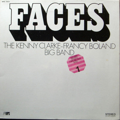 Clarke-Boland Big Band : Faces 17 Men & Their Music (LP, Album)