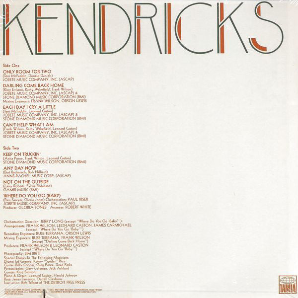 Eddie Kendricks : Eddie Kendricks (LP, Album, Hol)