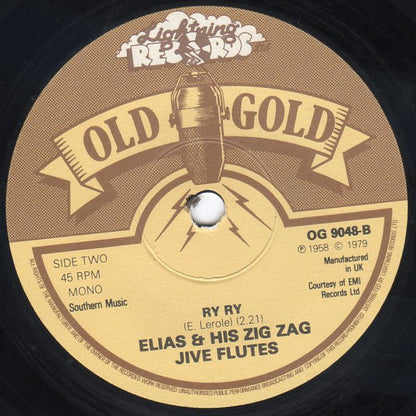 Elias And His Zig-Zag Jive Flutes : Tom Hark  (7", Mono, RE)