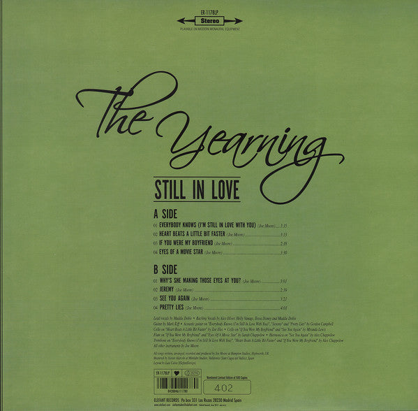 The Yearning : Still In Love (10", Ltd, Num)