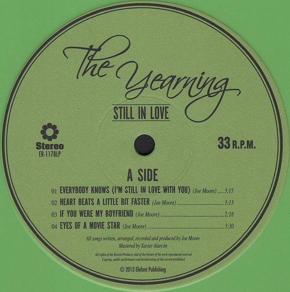 The Yearning : Still In Love (10", Ltd, Num)