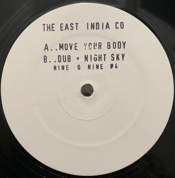 The East India Company : Move Your Body (12", Promo, W/Lbl)