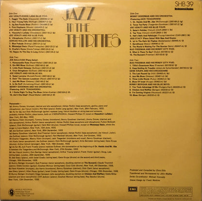 Various : Jazz In The Thirties (2xLP, Album, Comp, Mono, Gat)