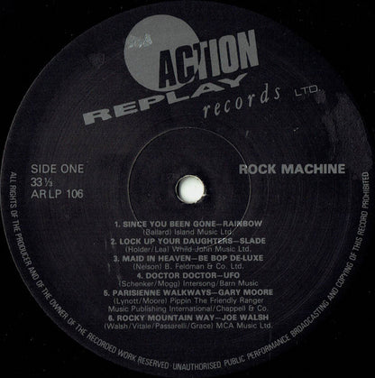 Various : Rock Machine (LP, Comp)