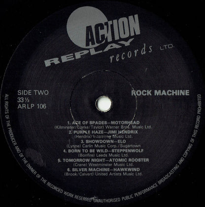 Various : Rock Machine (LP, Comp)