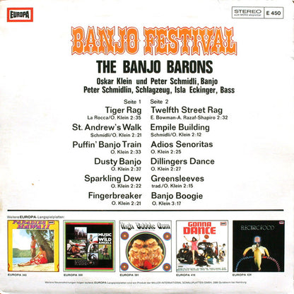 The Banjo Barons (2) : Banjo Festival (LP, Album)