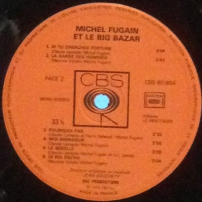 Michel Fugain Et Le Big Bazar : Numéro Trois (LP, Album)