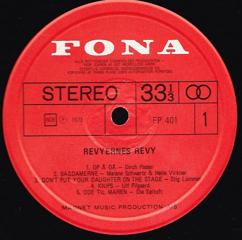 Various : Revyernes Revy (LP, Comp)