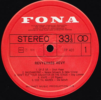 Various : Revyernes Revy (LP, Comp)