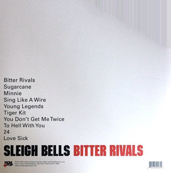 Sleigh Bells : Bitter Rivals (LP, Album, Cle)