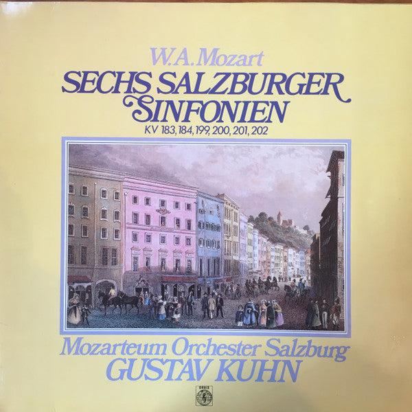 Wolfgang Amadeus Mozart, Das Mozarteum Orchester Salzburg, Gustav Kuhn : Sechs Salzburger Sinfonien KV 183, 184, 199, 200, 201, 202 (2xLP)