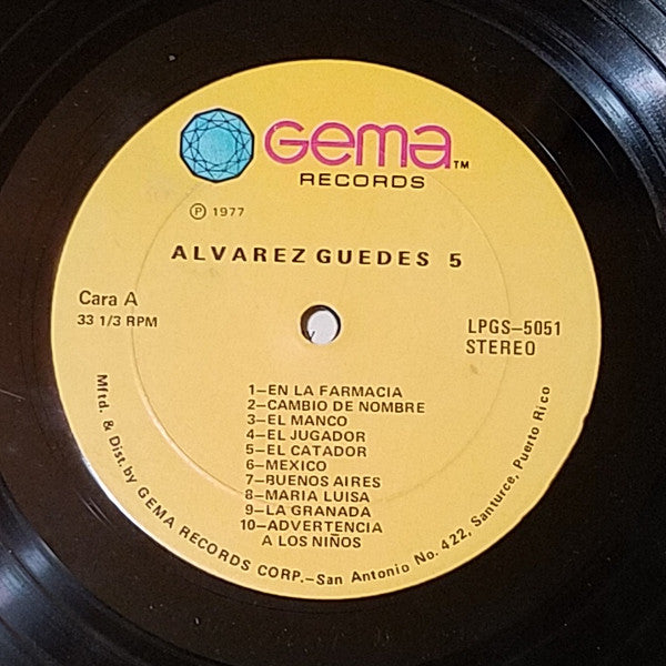 Alvarez Guedes : Alvarez Guedes 5 (LP)