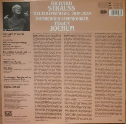 Richard Strauss, Eugen Jochum, Bamberger Symphoniker : Till Eulenspiegel - Don Juan - Walzerfolge Aus "Der Rosenkavalier" (LP, Album)