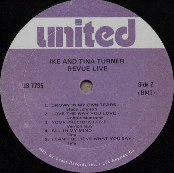 Ike & Tina Turner : Live (LP, Album, RE)