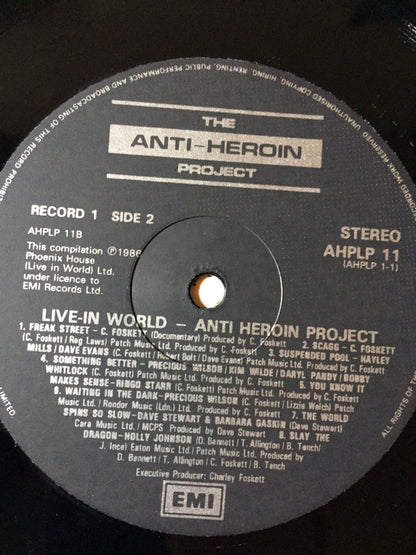 Various : The Anti-Heroin Project - It's A Live-In World (2xLP, Album)