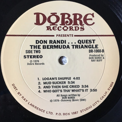 Don Randi And Quest : Bermuda Triangle (LP, Album)