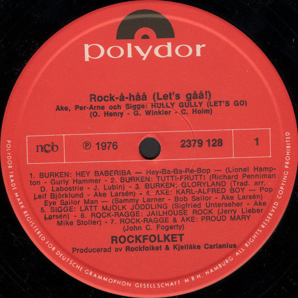 Rockfolket : Rock-Å-Håå (Let's Gåå!) (LP, Album)