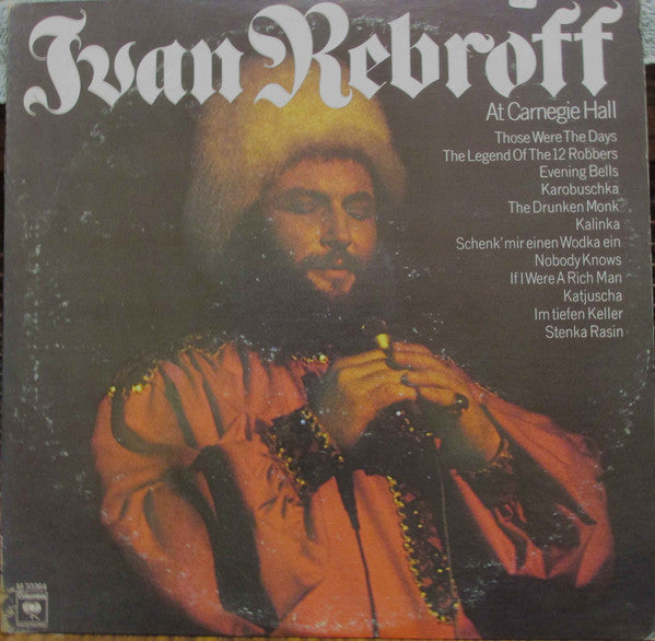 Ivan Rebroff : At Carnegie Hall (LP, Album, RE)