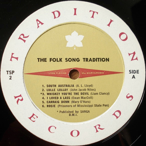 Various : The Folk Song Tradition (LP, Comp, Mono, RE)